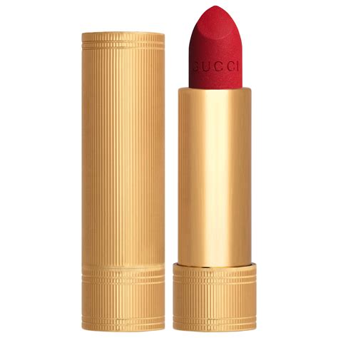 gucci rouge à lèvres mat matte lipstick in goldie red|Gucci lipstick red.